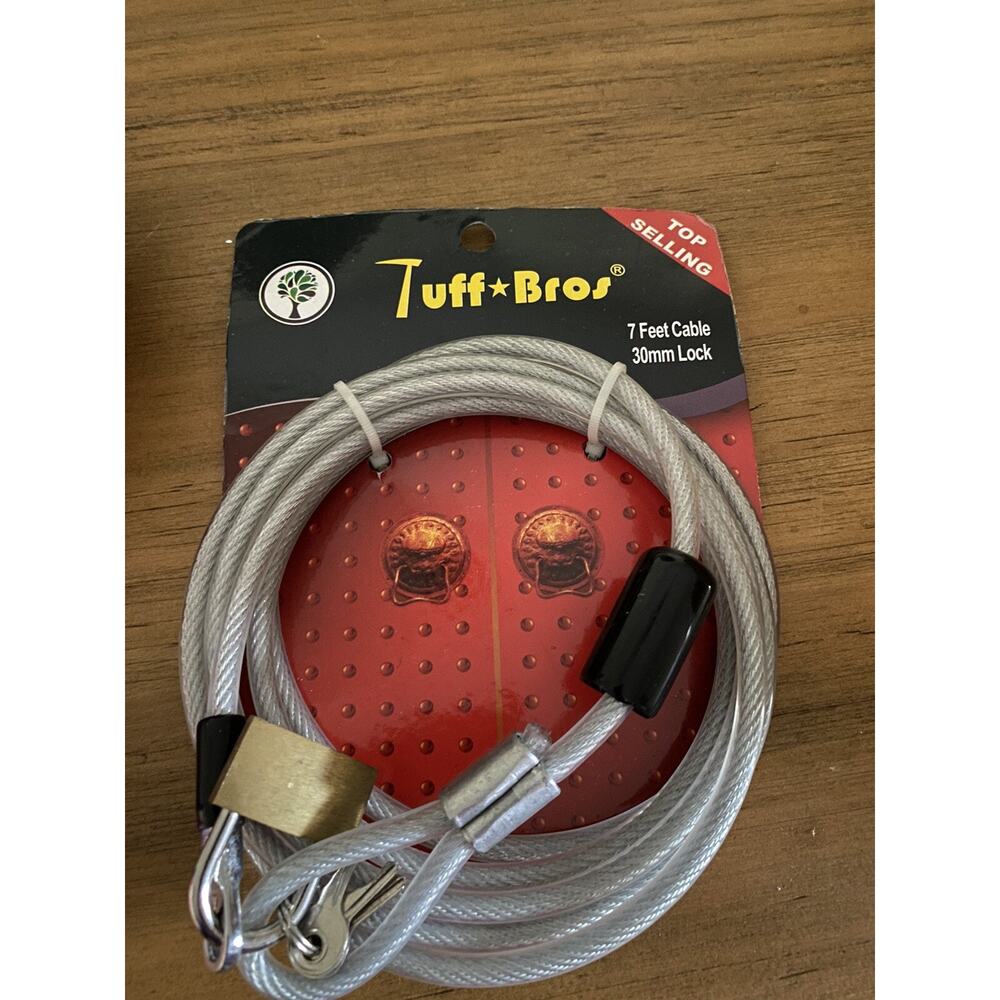 Tuff bros 7 feet cable with 30mm lock